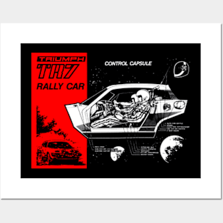 TRIUMPH TR7 - brochure Posters and Art